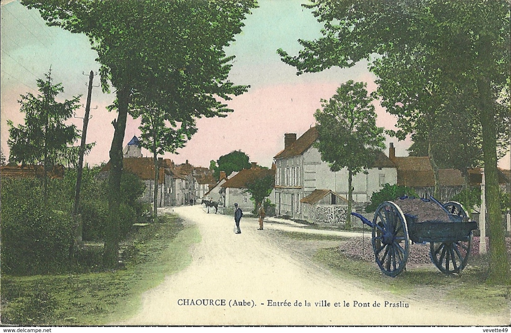 Chaource : Entrée De La Ville  Et Le Pont De Praslin - Chaource