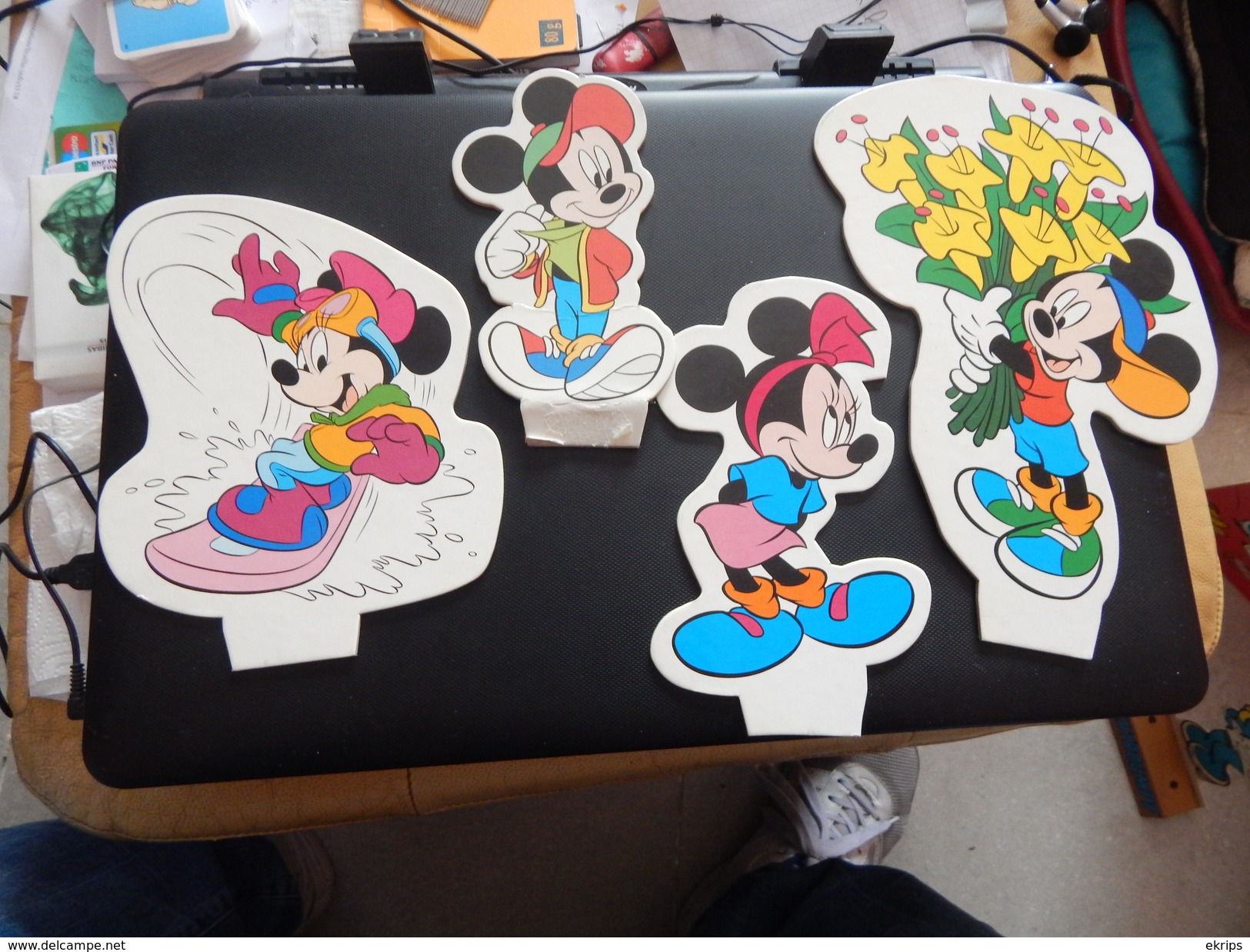 Disney "Minnie Et Mickey" - Plaques En Carton