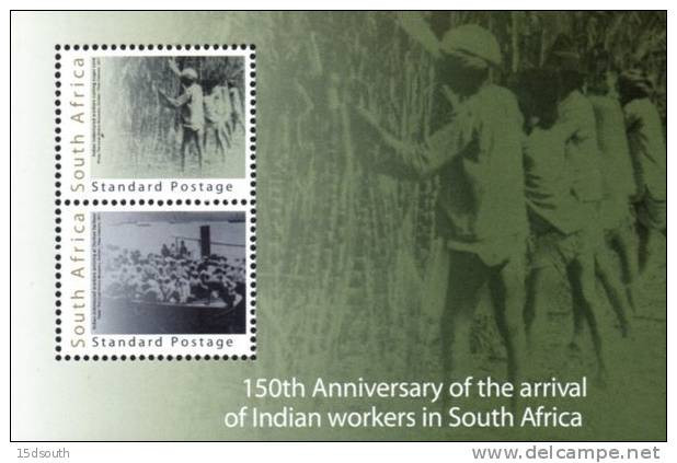 South Africa - 2011 Indian Indentured Labour MS #2 (**) - Nuovi