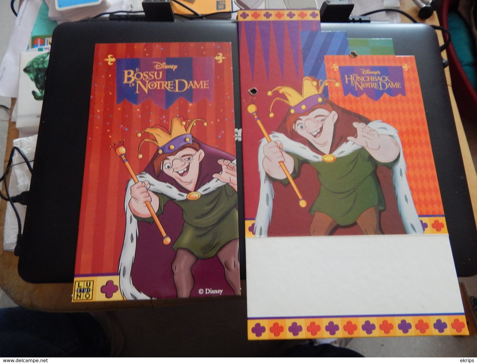 Disney "Le Bossu De Notre-Dame" - Plaques En Carton
