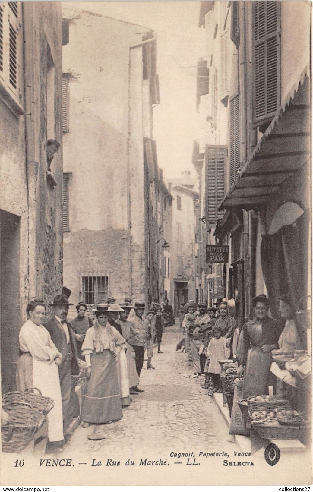 06-VENCE- LA RUE DU MARCHE - Vence