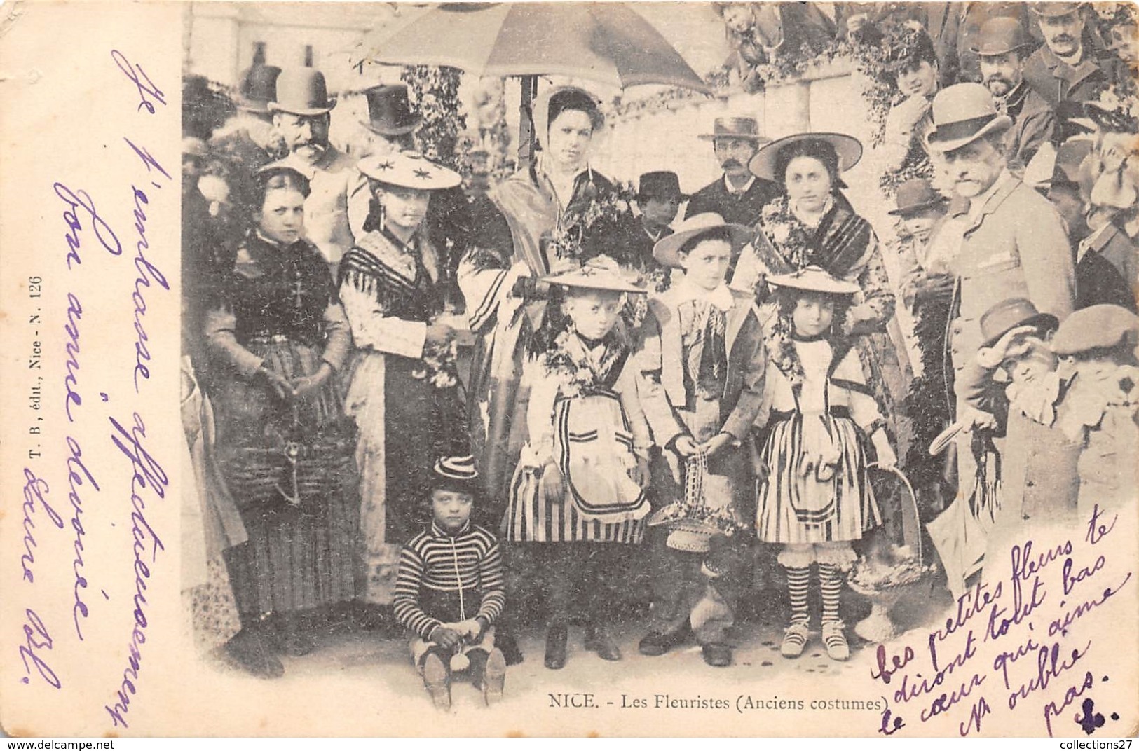06-NICE- LES FLEURISTES- (ANCIENS COSTUMES) - Life In The Old Town (Vieux Nice)