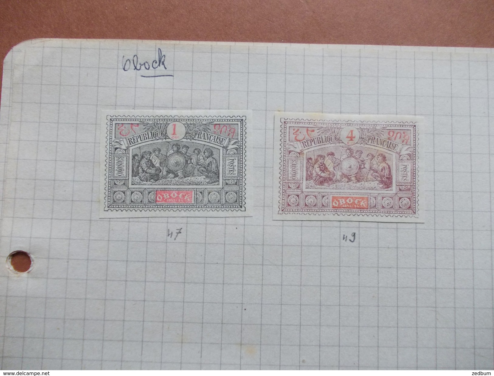 TIMBRES 7 Pages Maroc Algérie Tunisie Hongrie Laos Obock Sarre 23 Timbres Valeur 26.75 &euro; - Collections (sans Albums)