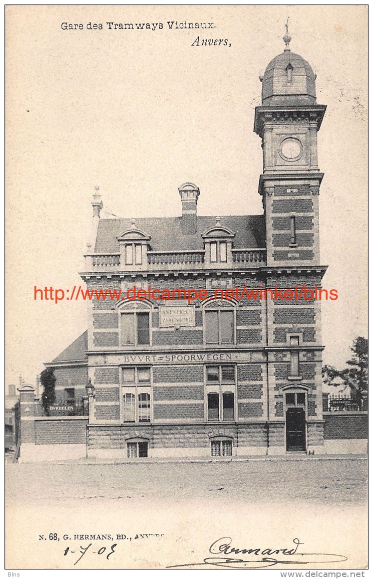 Gare Des Tramways Vicinaux - Buurtspoorwegen Zurenborg - Antwerpen