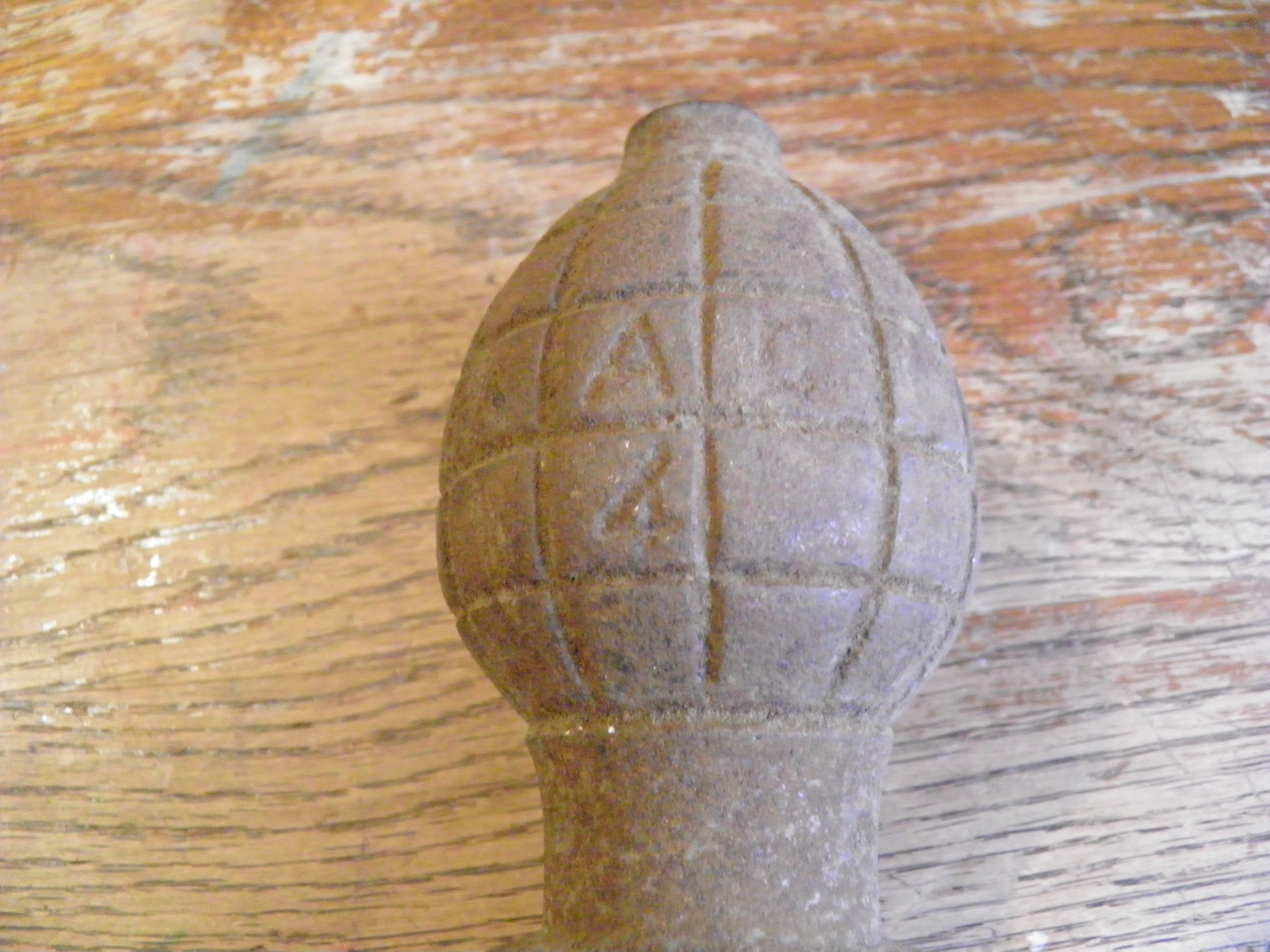 Rare Grenade Fougue Ww1 Prototype Qui Allai Sur Un Lanceur A Identifier - 1914-18