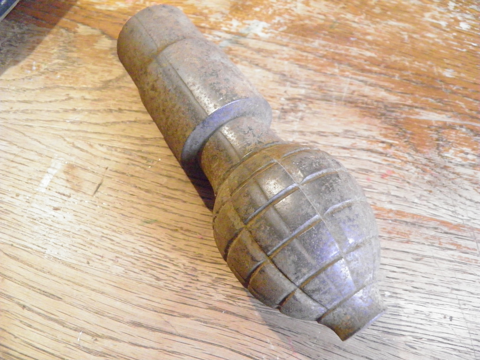 Rare Grenade Fougue Ww1 Prototype Qui Allai Sur Un Lanceur A Identifier - 1914-18