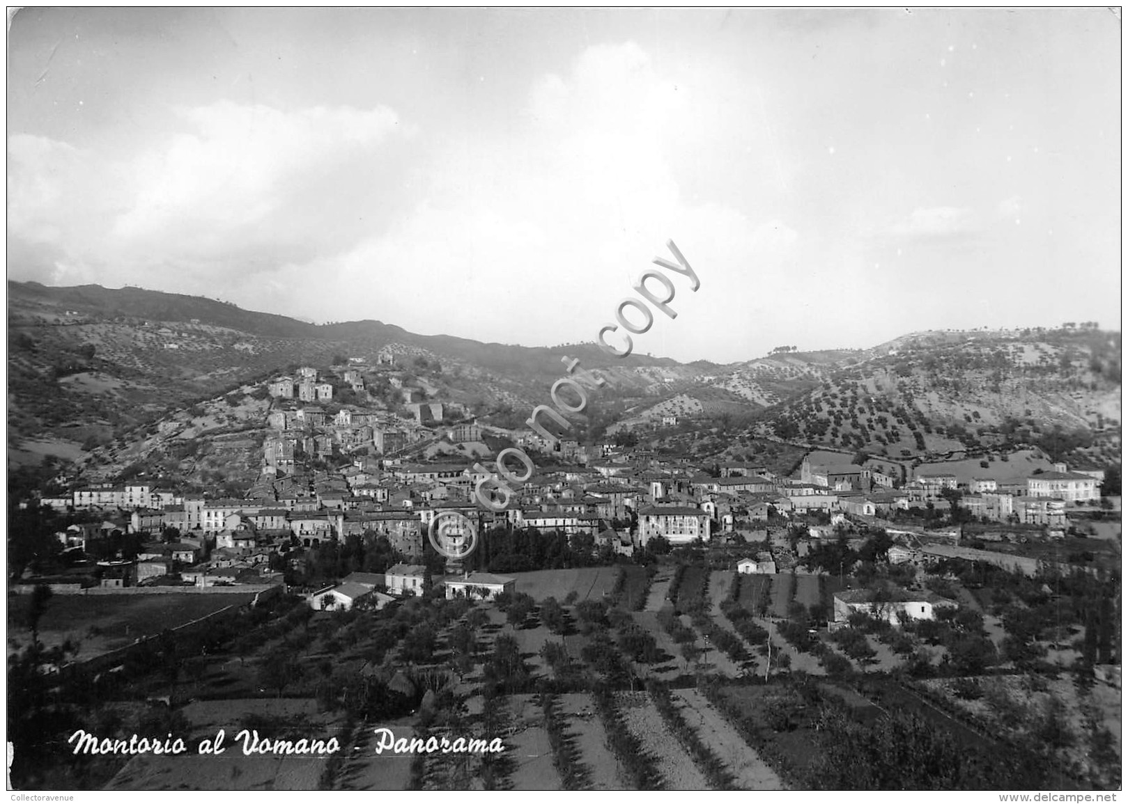 Cartolina Montorio Al Vomano Panorama 1953 (Teramo) - Teramo