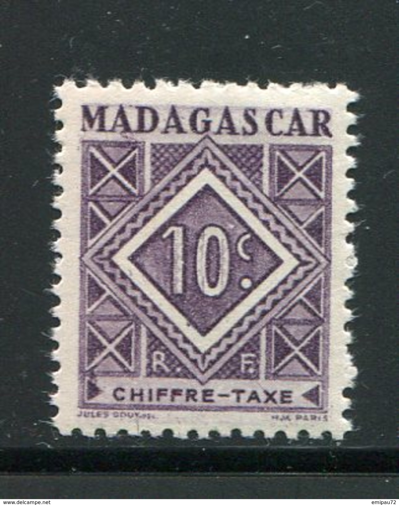 MADAGASCAR- Taxe Y&T N°31- Neuf Sans Charnière ** - Portomarken