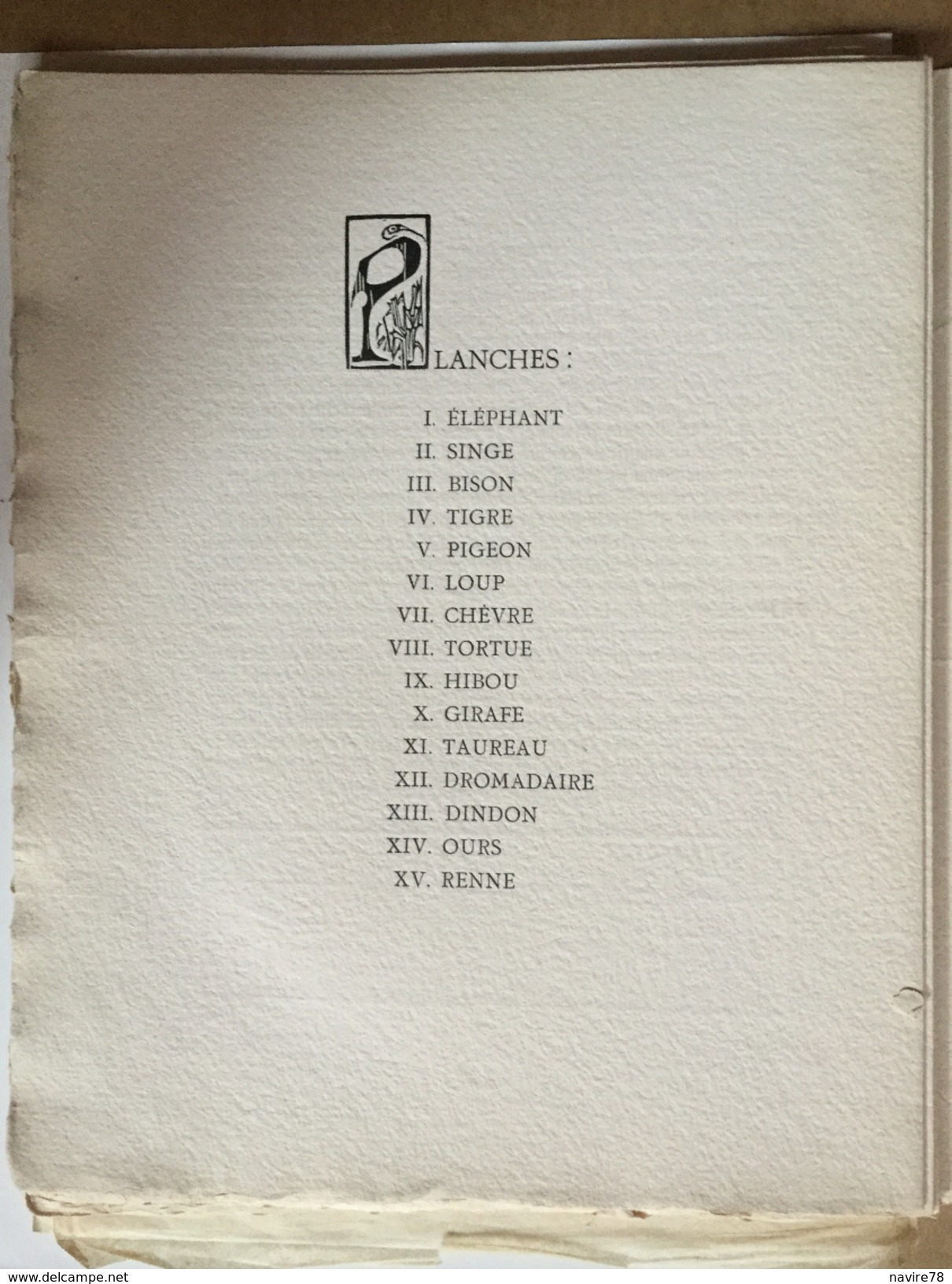 BESTIAIRE DE KROL Abram ( Texte De BARTHELEMY DE GLANVIL ) Dédicacé Et Signé à La Main Pour M. Georges Helbrun 1955 - Andere & Zonder Classificatie