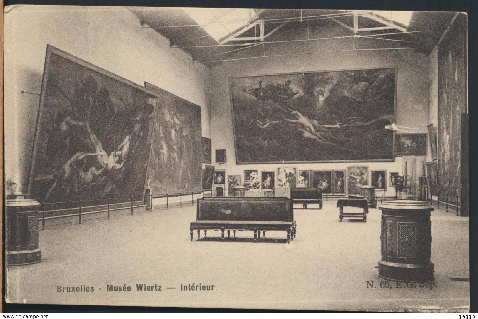 °°° 1937 - MUSEE WIERTZ DE BRUXELLES - INTERIEUR °°° - Musei