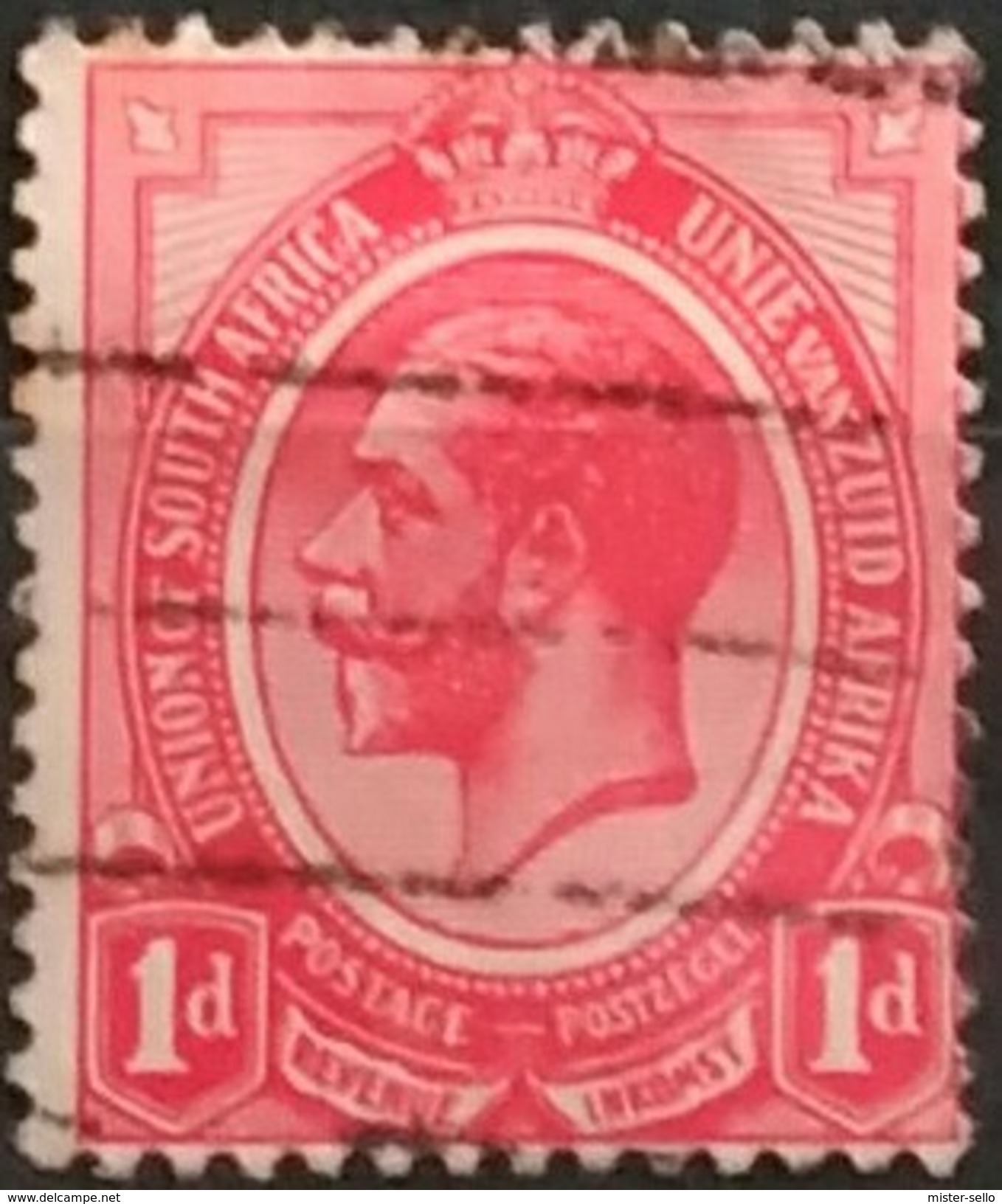 SUDAFRICA - AFRICA DEL SUR 1913 -1922 King George V. USADO - USED. - Usados