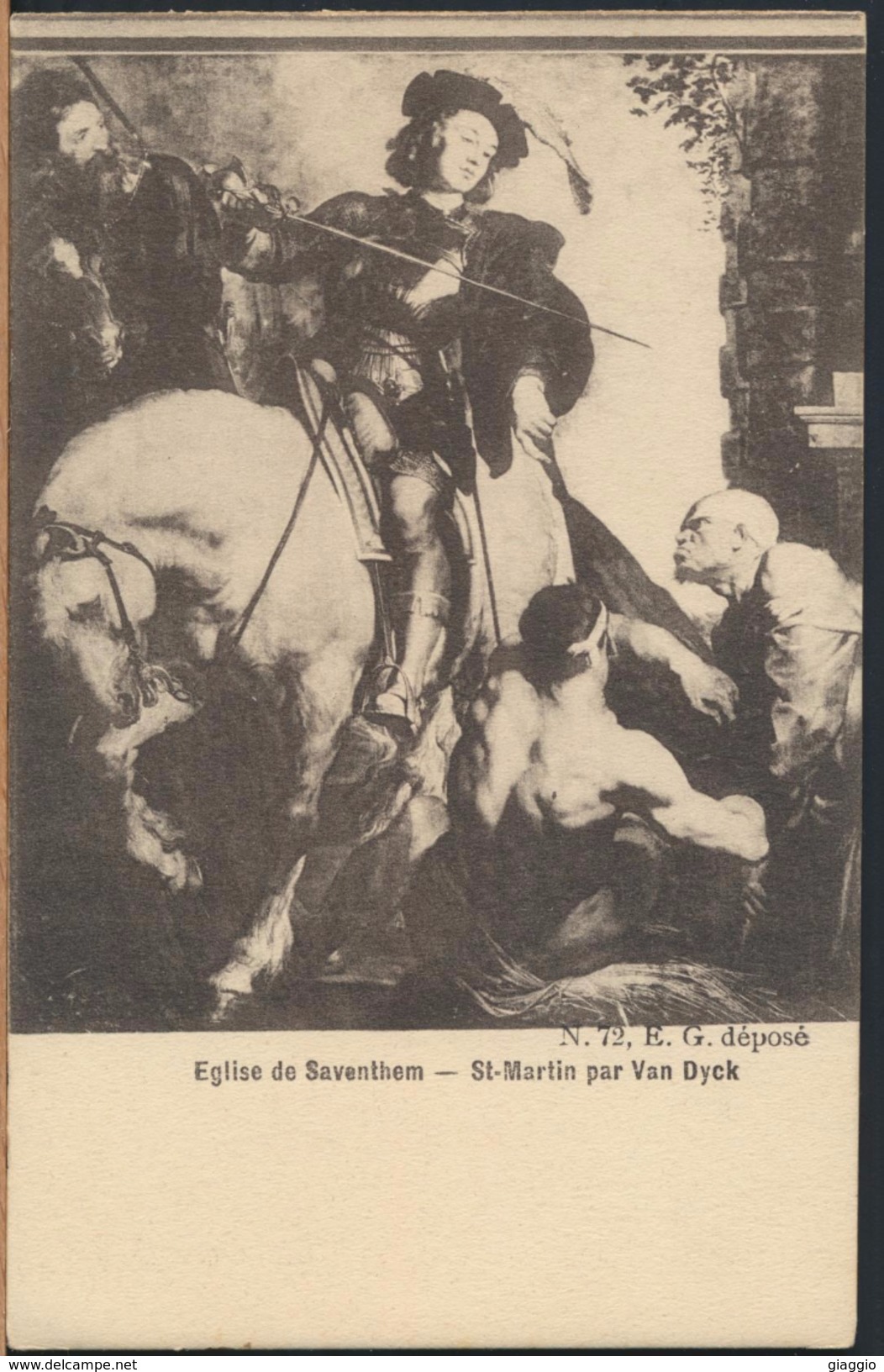 °°° 1943 - BELGIO BELGIUM - EGLISE DE SAVENTHEM - ST. MARTIN PAR VAN DYCK °°° - Zaventem