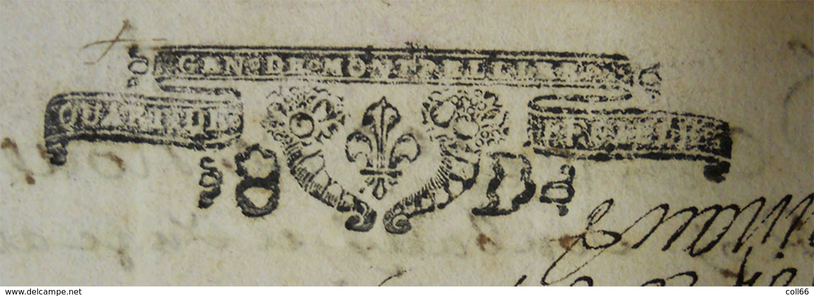 Type 1698 & 1704 Généralité De Montpellier Sur Papier N°138 De 8 Deniers & Quart De Feuille 8D N°148 Indice 9 & 8 - Seals Of Generality
