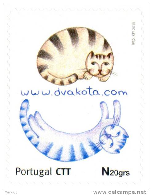 Portugal - 2010 - Personal Stamps, Www.dvakota.com Logo - Mint Personalized Stamp - Ungebraucht