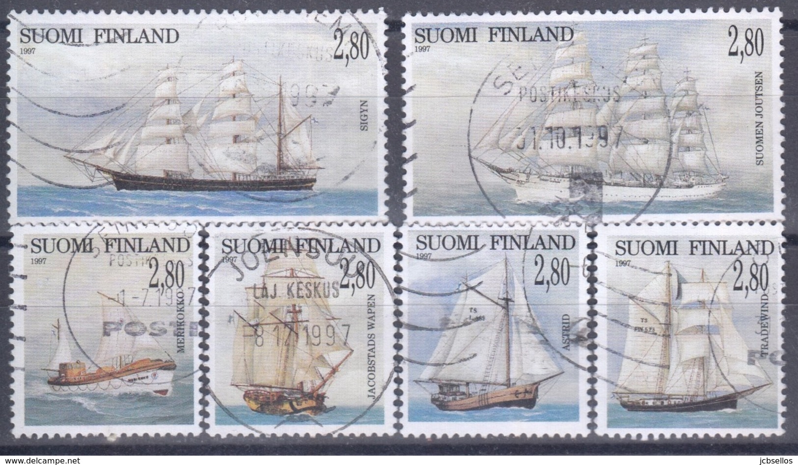 FINLANDIA 1997 Nº 1351/56 USADO - Used Stamps