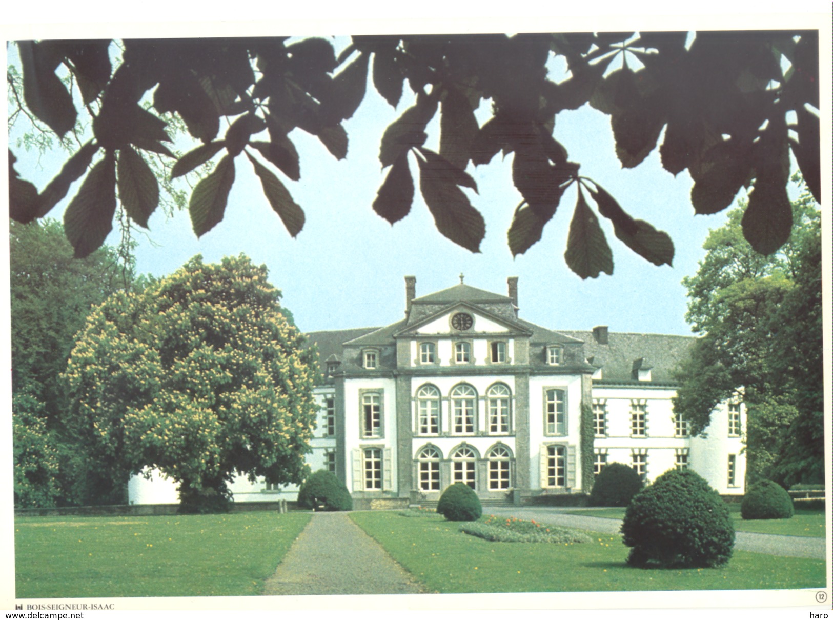 Photo ( Format A4) Du Château De BOIS SEIGNEUR ISAAC - Fiche Didactique Au Verso - Edition ELF Carburant - Sammlungen