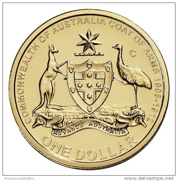 AUSTRALIA  1 DOLLAR $ 2.008  SC/UNC  "C"     DL-6183 - Dollar