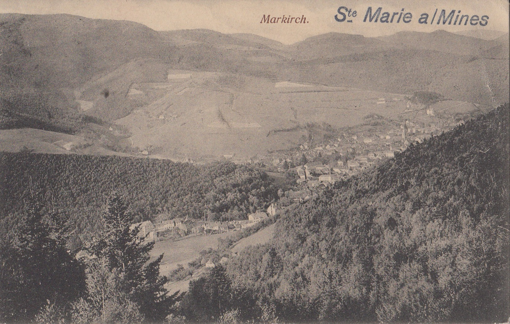 CARTE POSTALE DE SAINTE MARIE AUX MINES - Sainte-Marie-aux-Mines