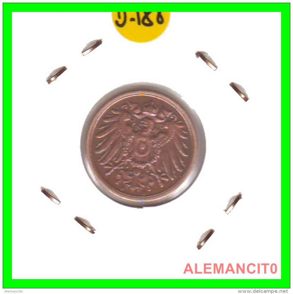 GERMANY - IMPERIO - DEUTSCHES REICH - 2 Pfn. AÑO 1911-D - Copper, 20 Mm - 2 Pfennig