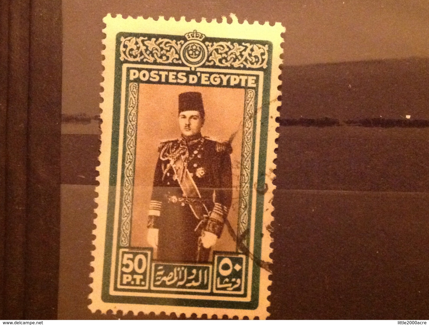 Egypt 1939 50p King Farouk SG 282 Yv 218 Sc 239 - Used Stamps