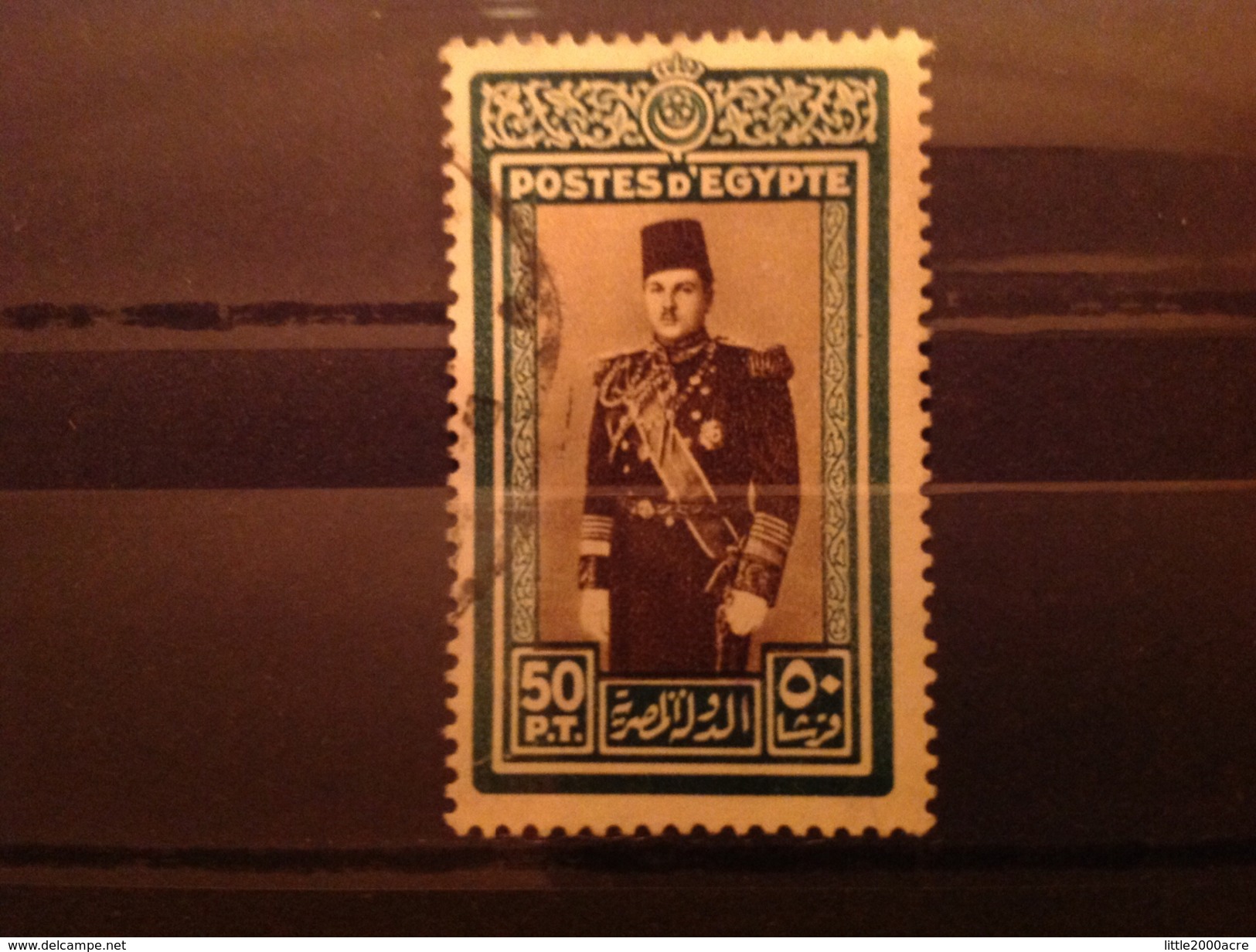 Egypt 1939 50p King Farouk SG 282 Yv 218 Sc 239 - Gebraucht