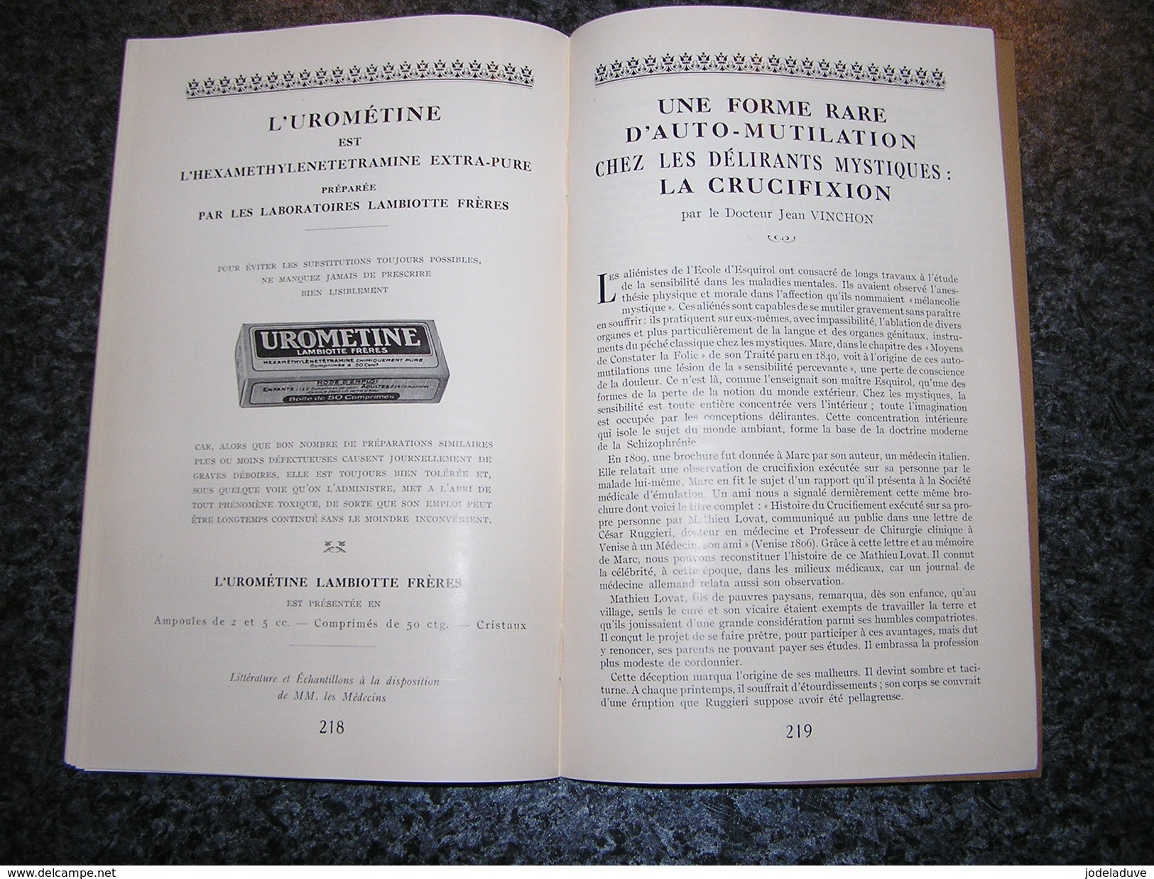 PRO MEDICO Revue N° 7 Année 1927 Lambiotte Médecine Maladie et Infirmités de Beethoven Crucifixion Impératrice