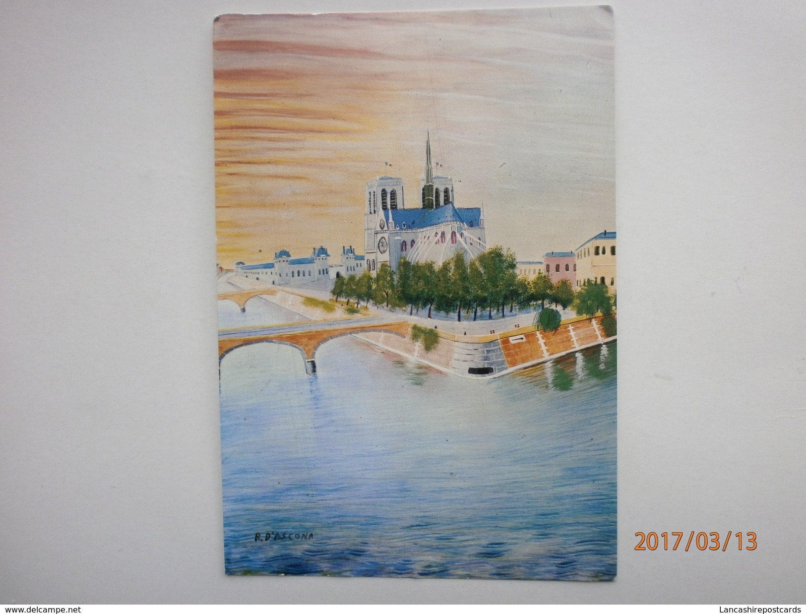 Postcard Notre Dame De Paris Artwork By D'Ascona My Ref B2600 - Notre Dame De Paris