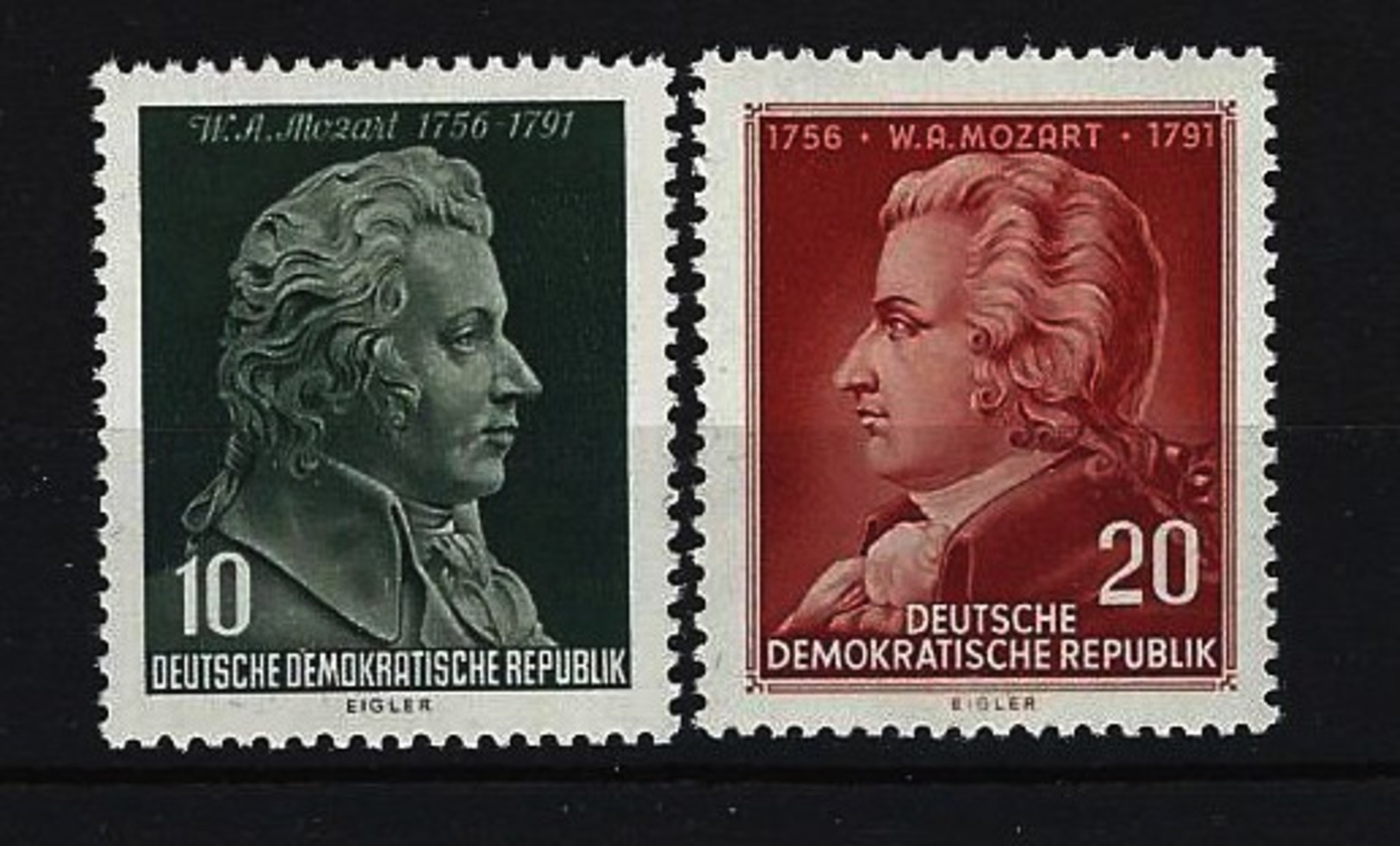 DDR - Mi-Nr. 510 - 511 - 200. Geburtstag Von Wolfgang Amadeus Mozart Postfrisch - Nuovi