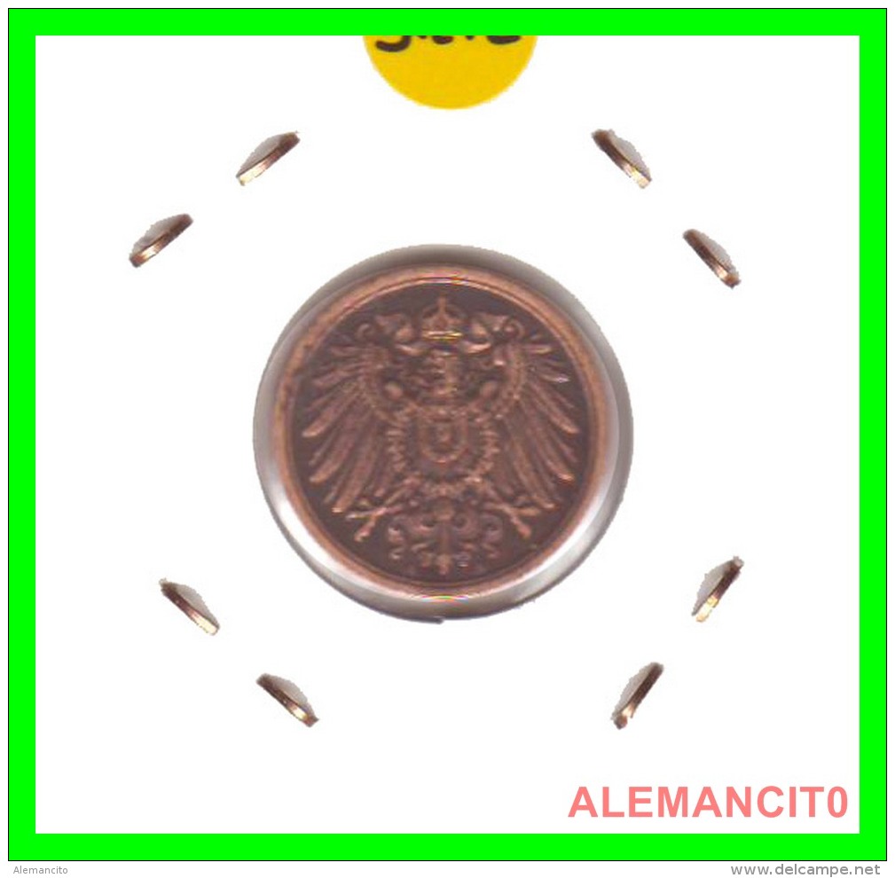 GERMANY - IMPERIO - DEUTSCHES REICH - 2 Pfn. AÑO 1915-A - Copper, 20 Mm - 2 Pfennig