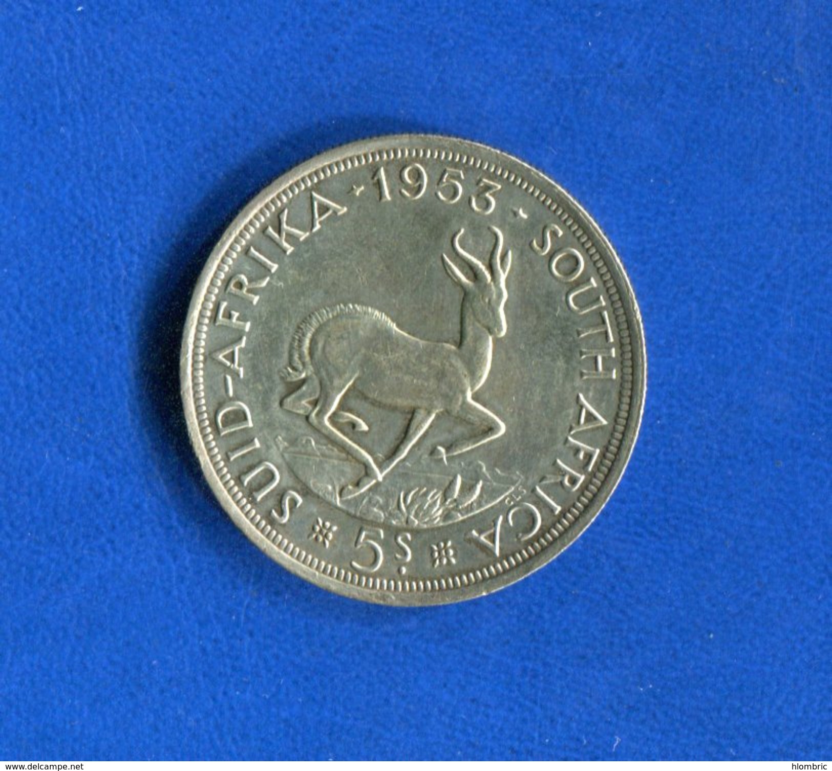 Afrique  Du  Sud    5  Shillings  1953  Arg - Sudáfrica