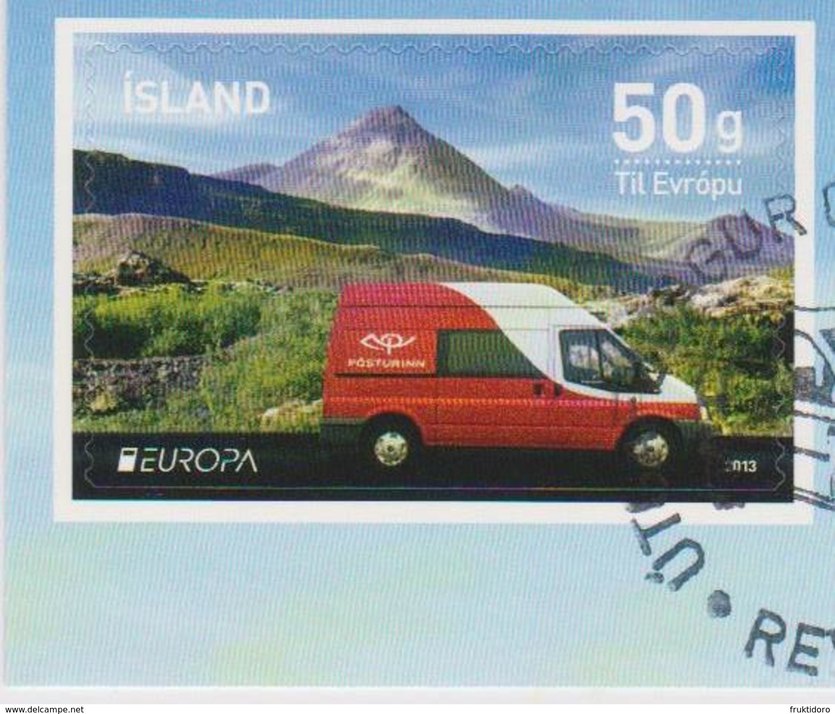 Iceland Mi 1394 Europa - Postal Vehicles - Van - 2013 - Ungebraucht