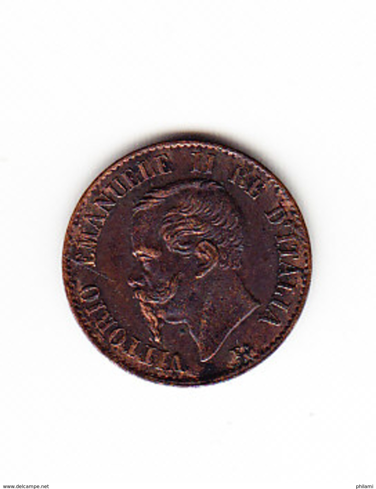 ITALIE    KM  1.3, 1c,  1867.   (I  2031) - 1861-1878 : Victor Emmanuel II.