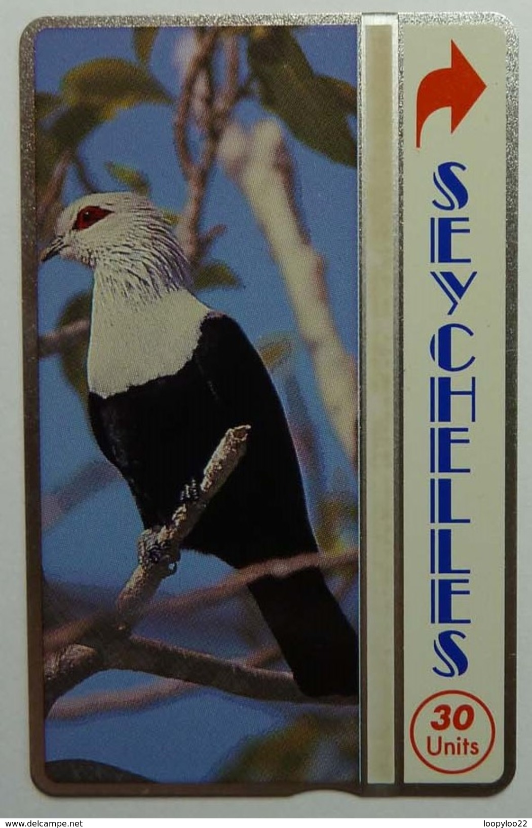 SEYCHELLES - Landis And Gyr - L&G - 30 Units - Comoro Blue Pigeon - 311E - Mint - Seychelles