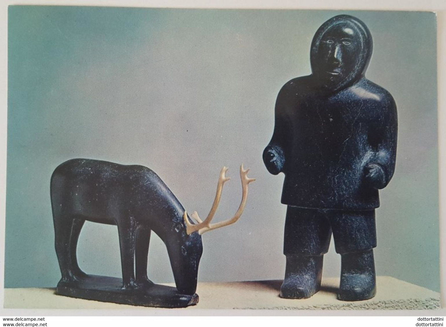 INUIT ART - MANUFATTI LITICI ESQUIMESI - ESKIMO ART Raccolta Chiarelli 1971 Museo Di Antropologia Ed Etnografia Torino - Sculpturen