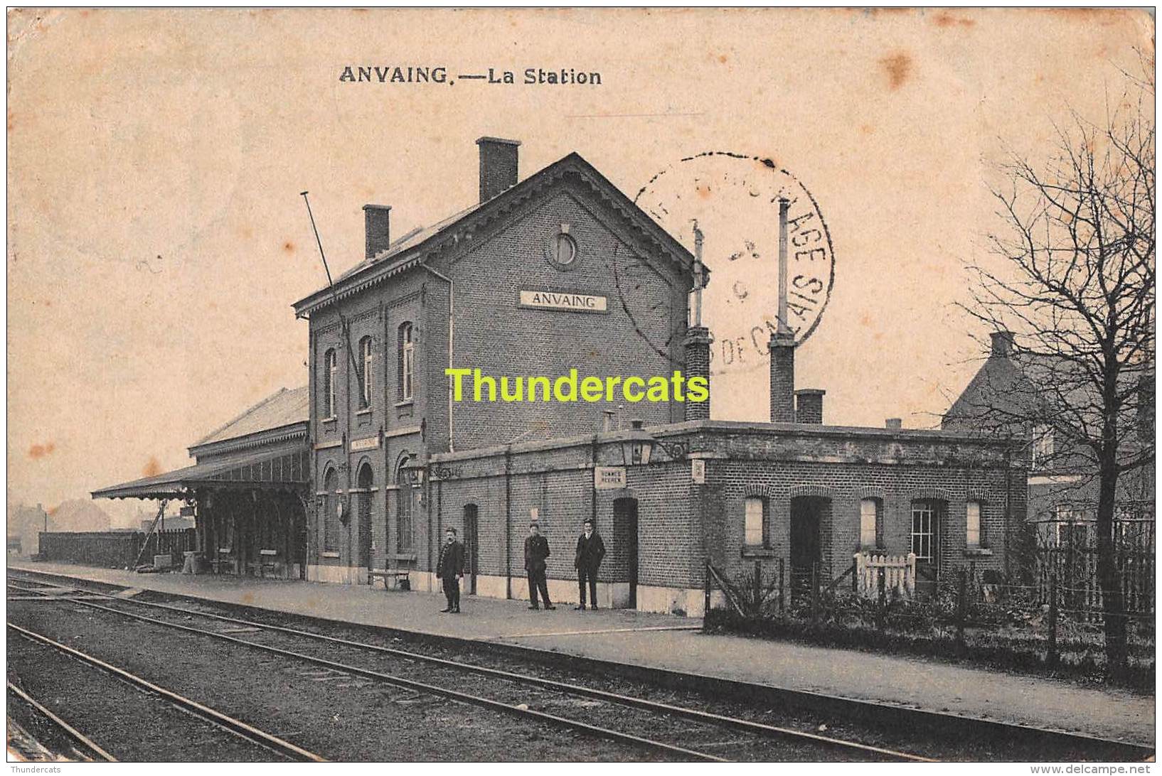 CPA ANVAING LA STATION - Frasnes-lez-Anvaing