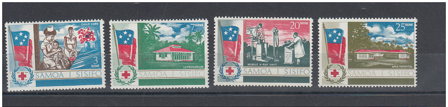 SAMOA -  1967 - TIMBRE N°212/215** - Samoa