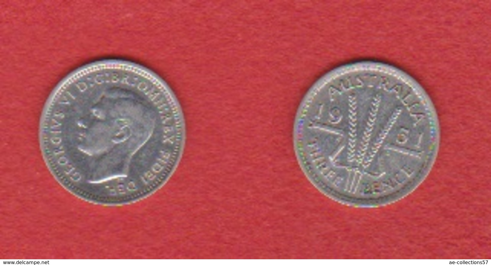 Australie  --  3 Pence 1951 --  état  TTB - Threepence
