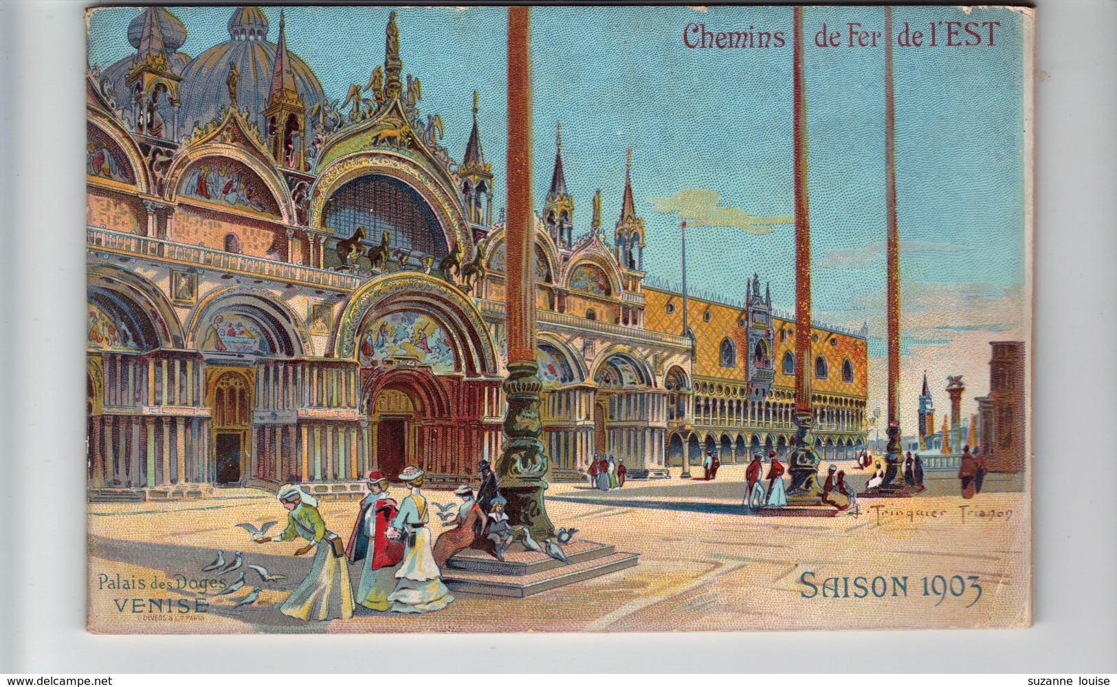 Chemins De Fer De L'Est  Programme 1903  Saison Thermale  Et Excursions En France Et à L'étranger  55 Pages - Ferrocarril