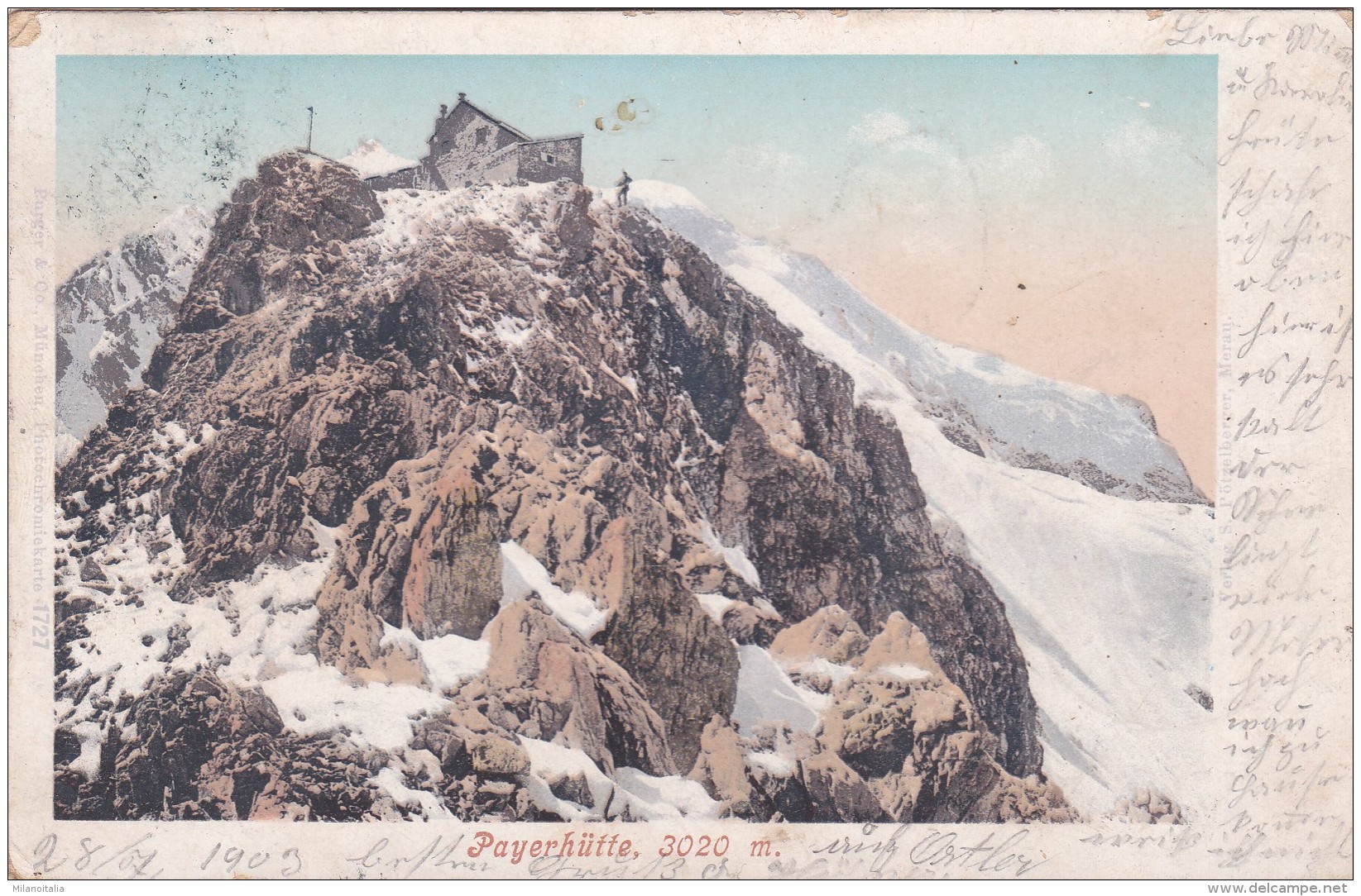 Payerhütte 3020 M * 28. 7. 1903 - Other & Unclassified