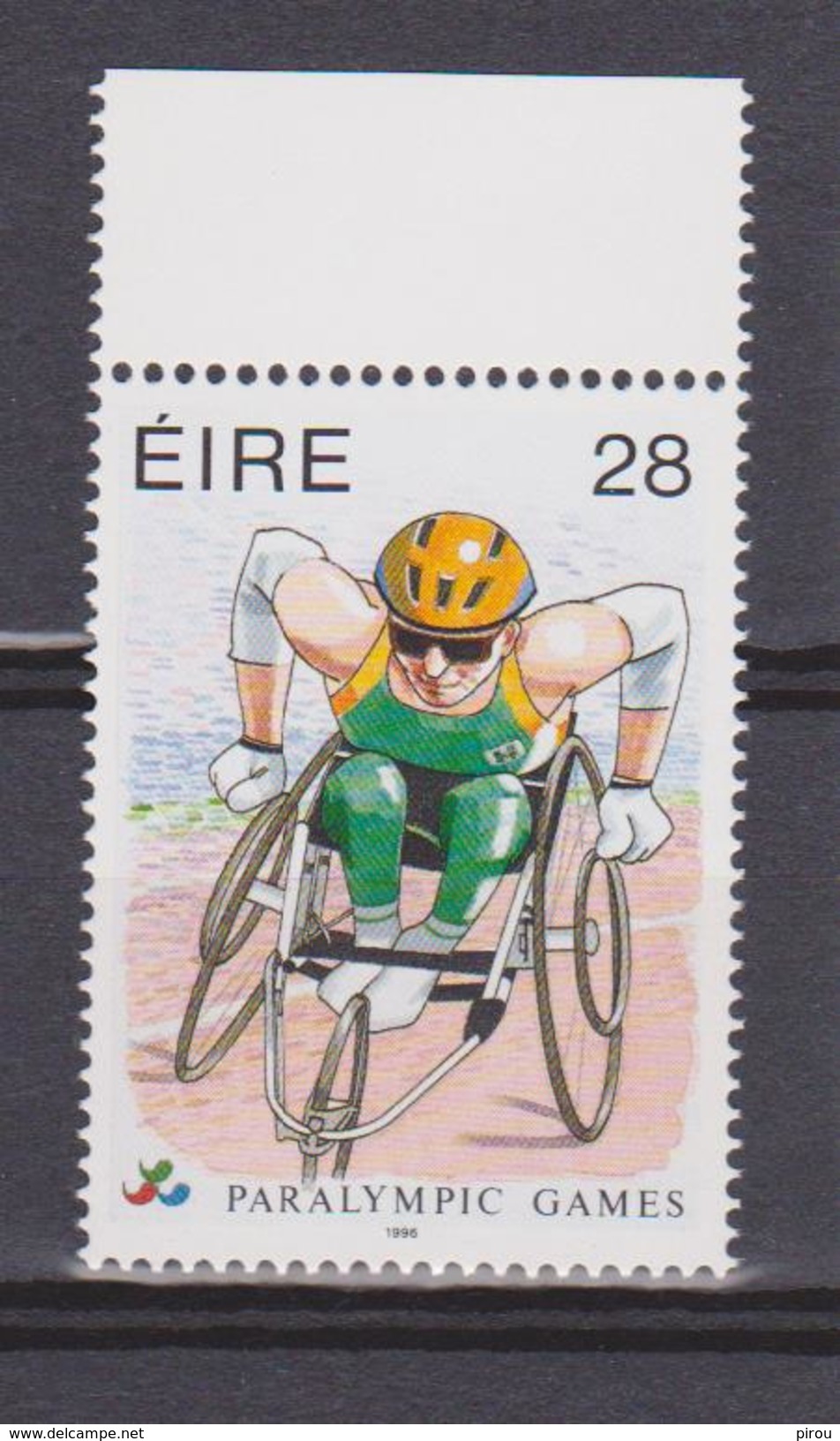 IRLANDE 1 TIMBRE JEUX PARALYMPIQUES  D'ATLANTA 1996 - Zomer 1996: Atlanta