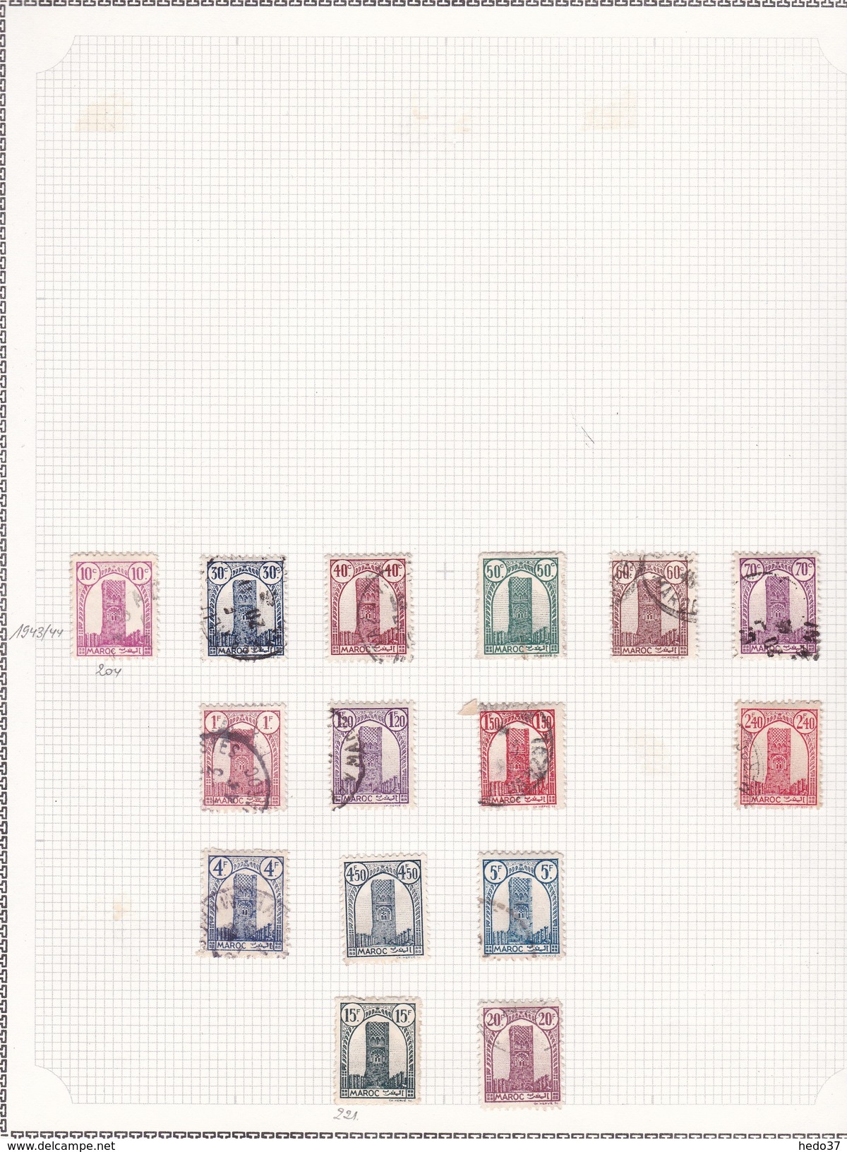 Maroc - Collection Vendue Page Par Page - Timbres Neufs Oblitérés - Neufs */** - B/TB - Used Stamps