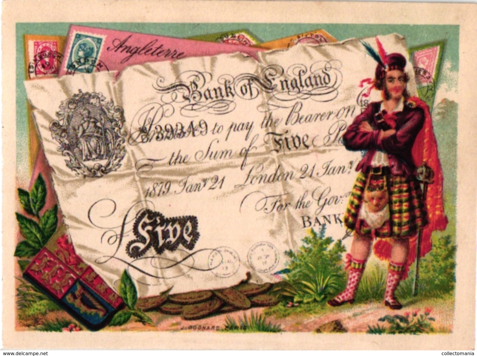 10 Trade Cards Chromo Full Serie Complet SPAIN ESPANA PUB La COLOSAL  CHOCOLATE  SANTANDER CALENDER CALENDARIO 1881 - Grossformat : ...-1900