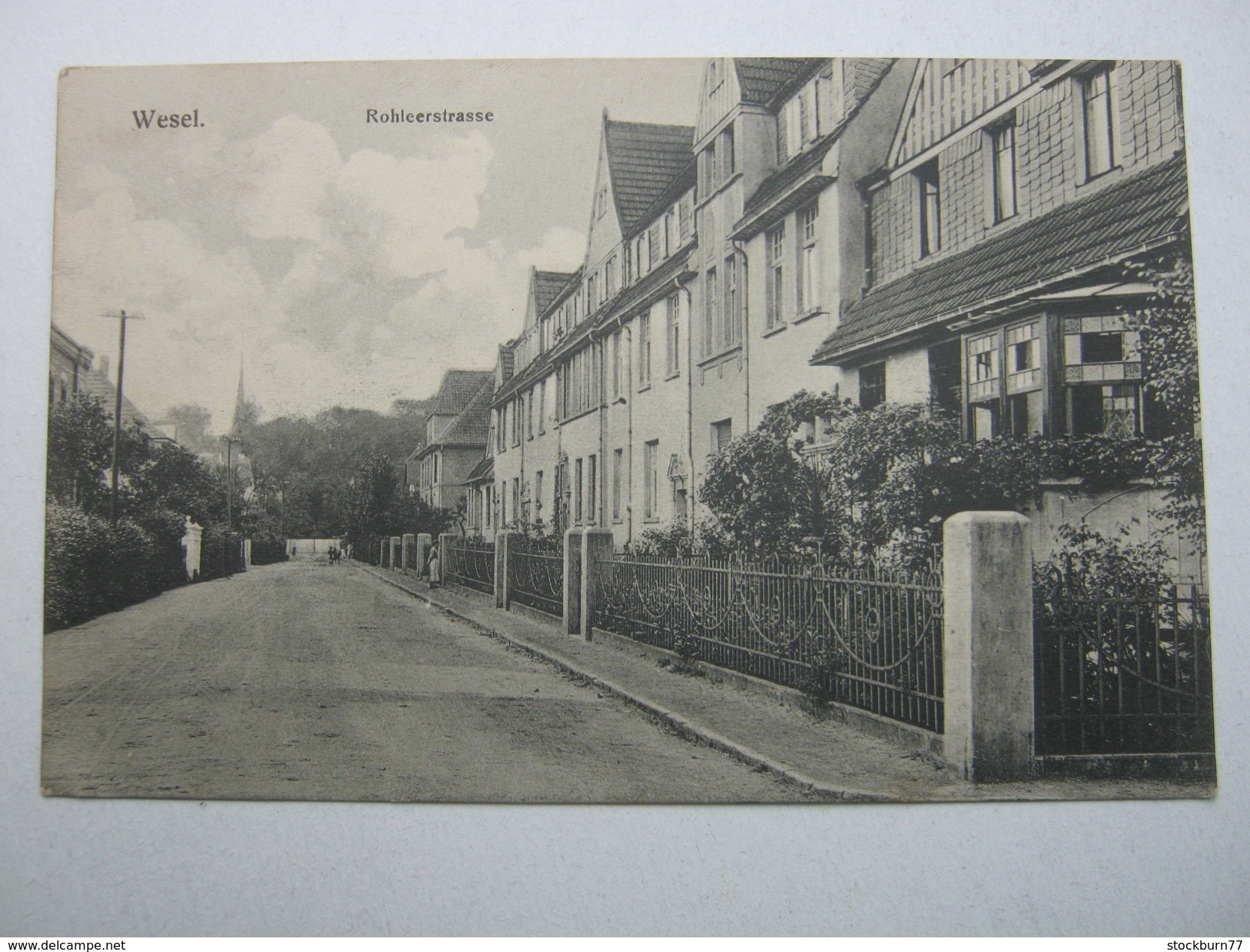 WESEL , Strasse , Schöne Karte  1919 - Wesel