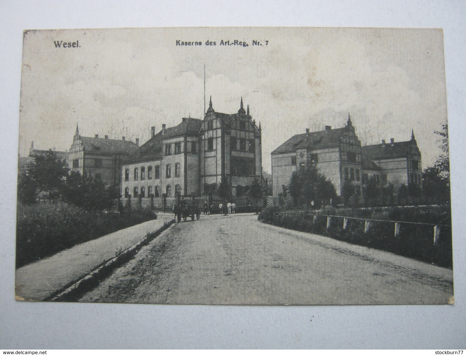 WESEL , Kaserne , Schöne Karte 1919 - Wesel