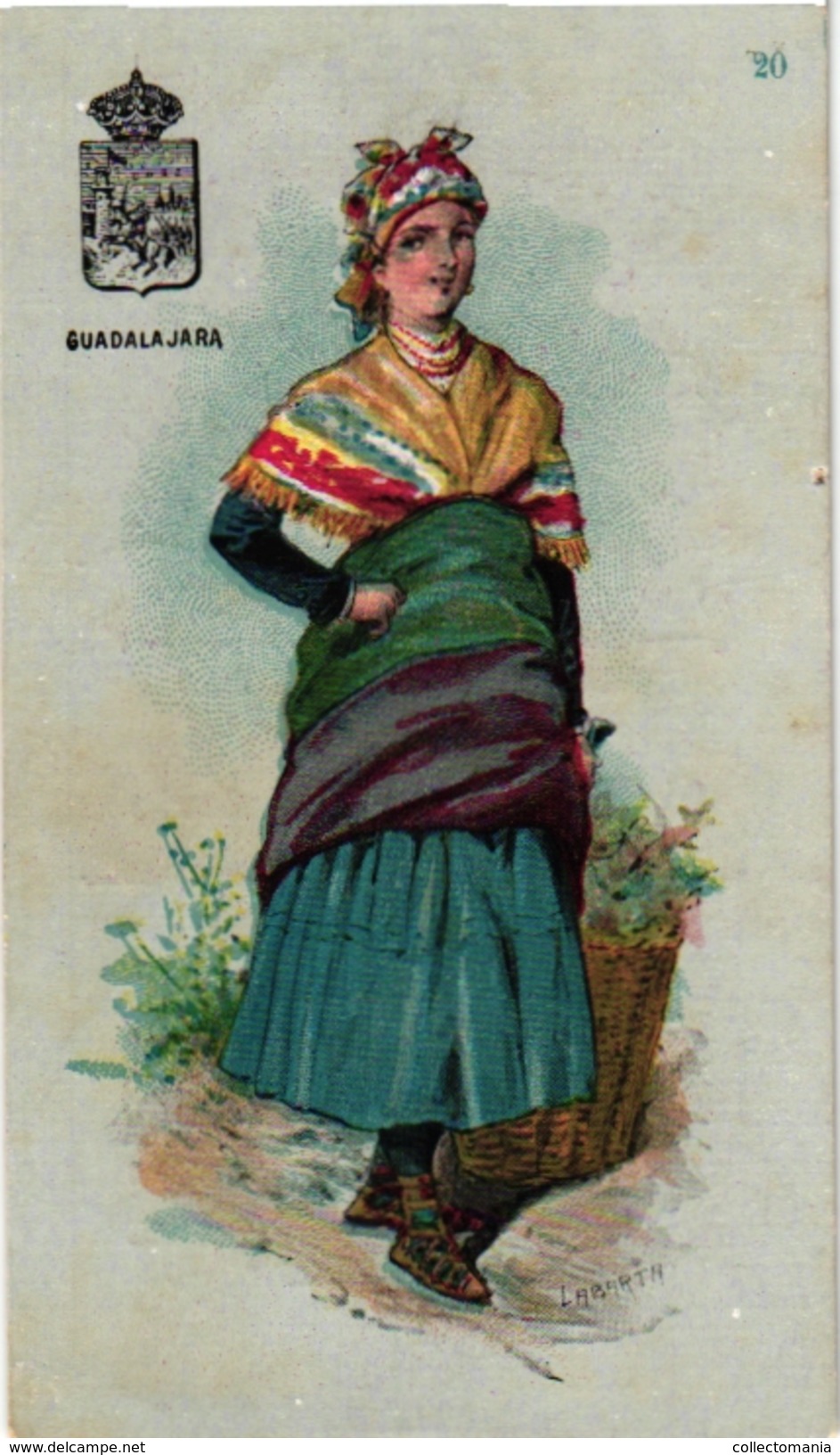 7 Trade Cards Chromo  SPAIN ESPANA PUB  Fabriques De TOURRONS DAUNER La Junquera C1899 FOLKLORE TRAJE - Other & Unclassified