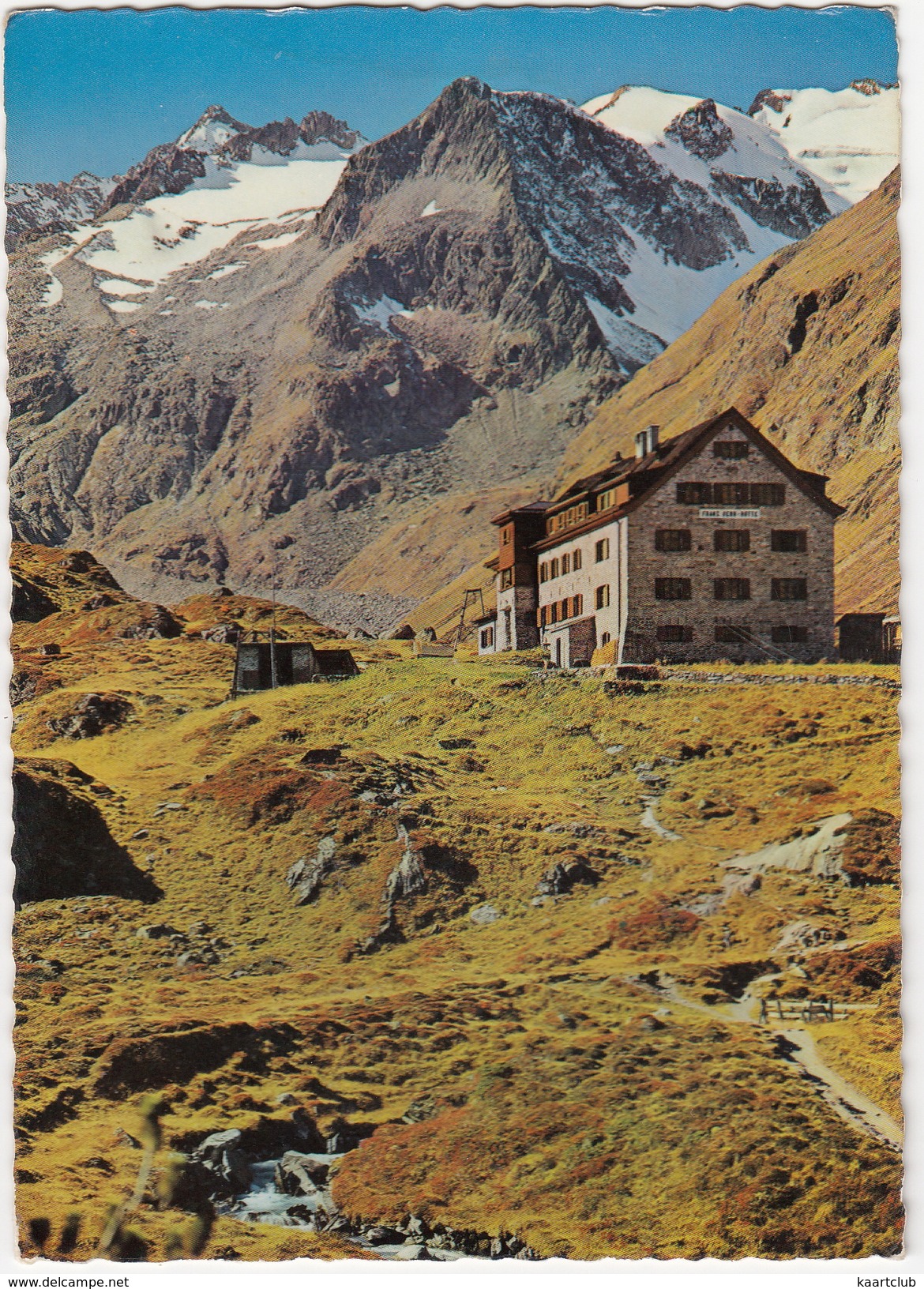 Franz-Senn-Hütte, 2.147 M., Vor Der Alpeiner Ferner In Der Stubaier Alpen - (Tirol, Österreich) - Neustift Im Stubaital