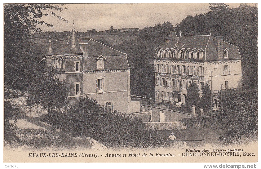 Evaux Les Bains 23 - Annexe Et Hôtel De La Fontaine - Evaux Les Bains