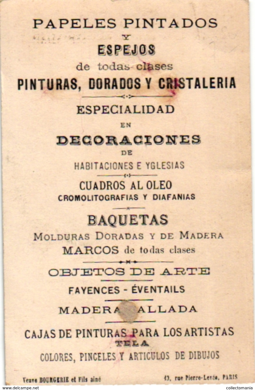 4 Trade Cards Chromo  SPAIN ESPANA PUB   Galan Pintor San Sebastian Pildoras Dr Ayer Gross Malaga c 1900