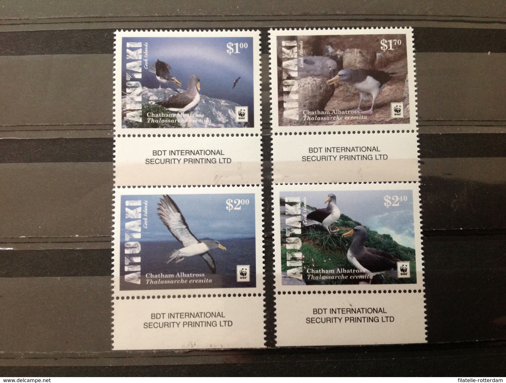 Aitutaki - Postfris / MNH - Complete Set WWF Albatros 2016 - Aitutaki