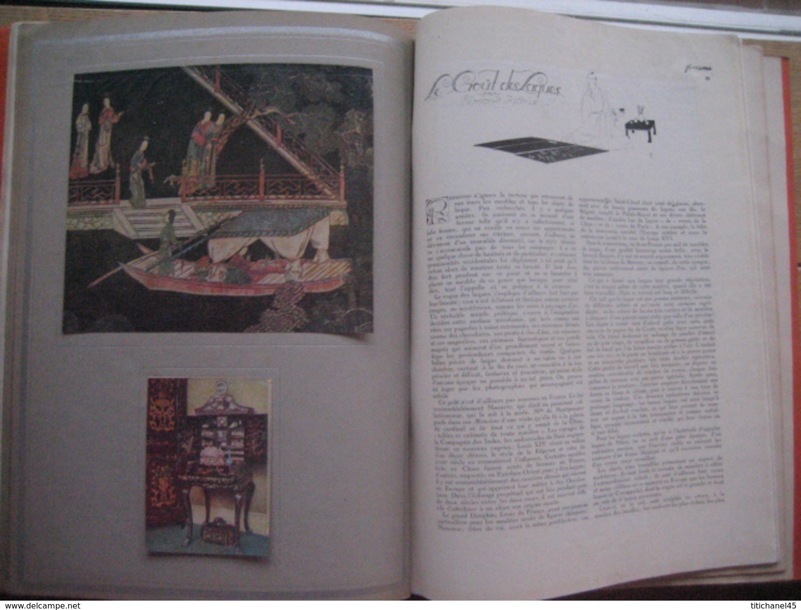 VINTAGE ORIGINAL MAGAZINE FEMINA NOEL 1921 - ART DECO - 116 pages - Illustrateurs L. BENIGNI - G. BARBIER - BENITO